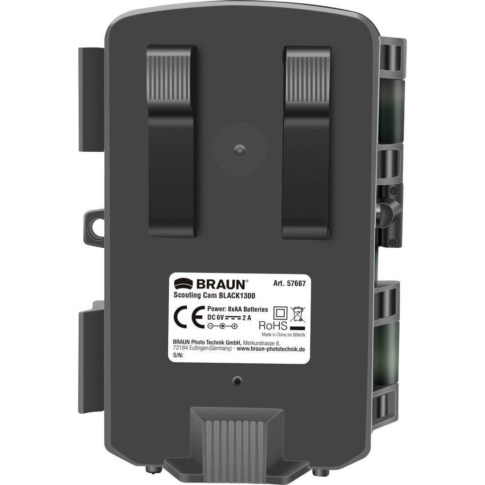 Braun Germany Wildkamera Braun Scouting Cam Black1300 Wildkamera 57667 (Zeitrafferfunktion, Tonaufzeichnung)