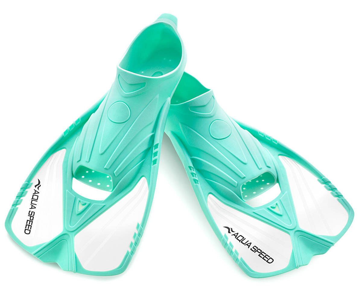Aqua Speed Flosse Action Unisex Schnorchelflossen Taucherflossen Schwimmflossen 36-45, perfekte leichte Allround Kurz-Flossen Trainingsflossen