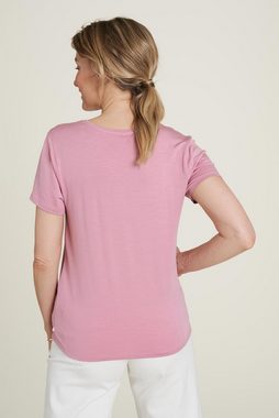 Tranquillo T-Shirt Damen WEICHES TENCEL-SHIRT vintage pink Aus Tencel Modal by Lenzing