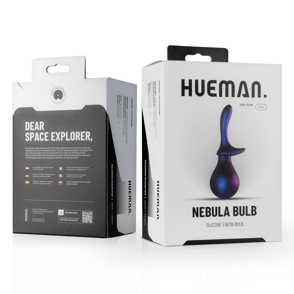 Intimdusche Nebula Hueman 220 ml Analdusche Silikon Analdusche Bulb
