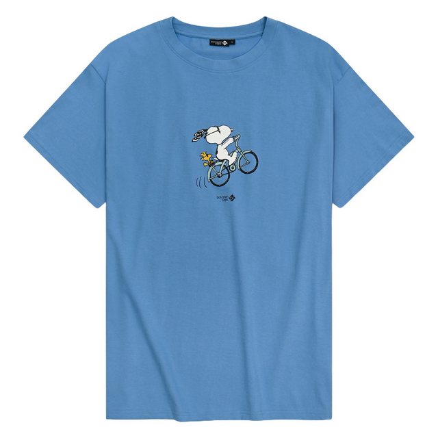 Bavarian Caps T-Shirt Bavarian Caps T-Shirt "Peanuts: Radln" - blau (T-Shir günstig online kaufen
