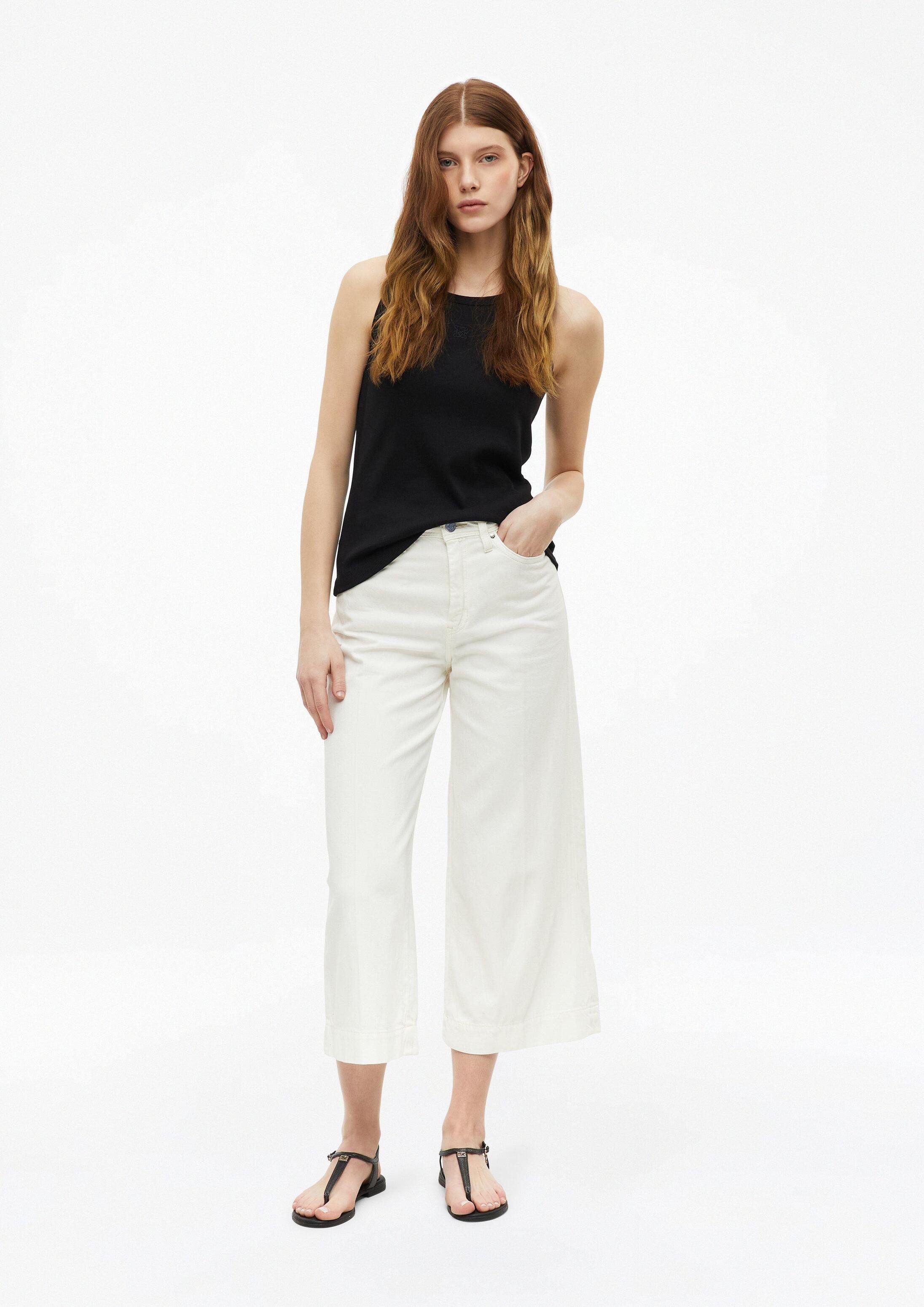 s.Oliver Weite Jeans Jeans-Hose SURI Culotte Jeans Suri / High Rise / Wide Fit / Undyed