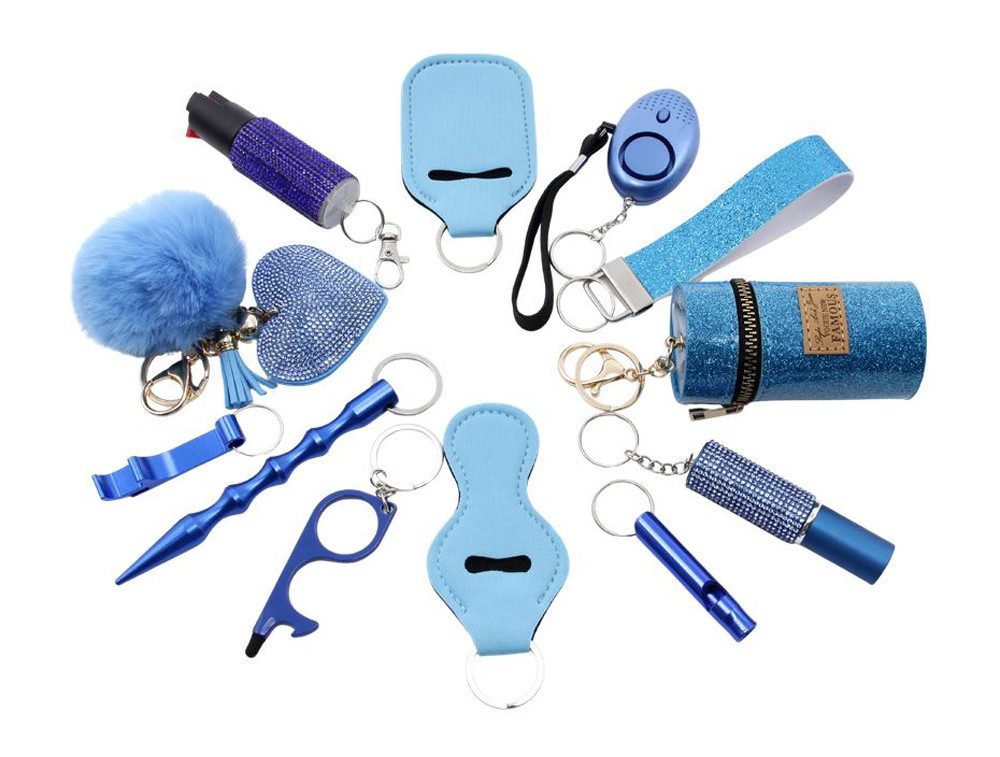 KH Security Schutzengel Set (Pfefferspray, Pfeife usw) Überfallmelder (nützliche Artikel für Ihren Selbstschutz)