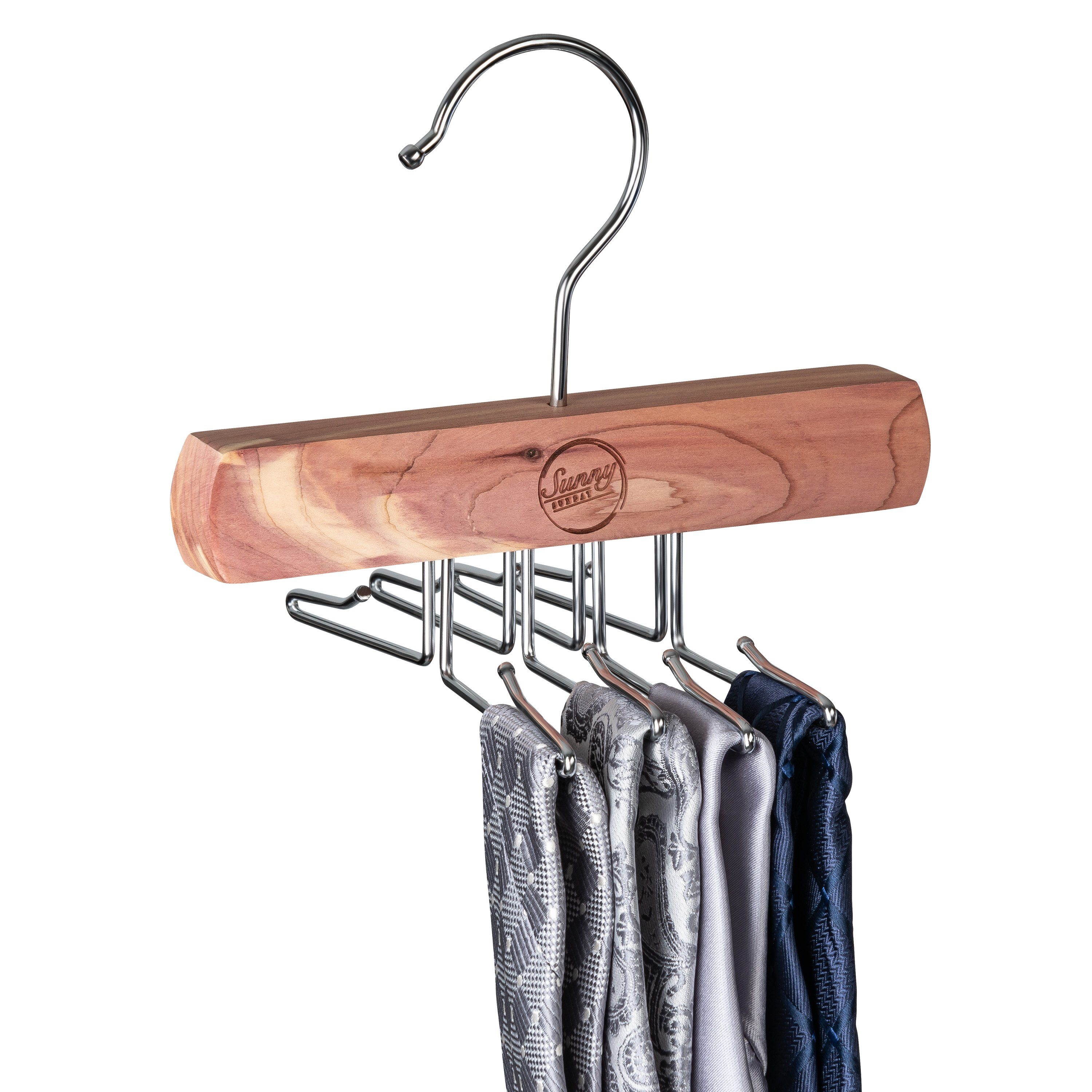 SUNNY SUNDAY Mehrfach-Kleiderbügel Krawattenbügel, Kleiderbügel für 8 Krawa günstig online kaufen