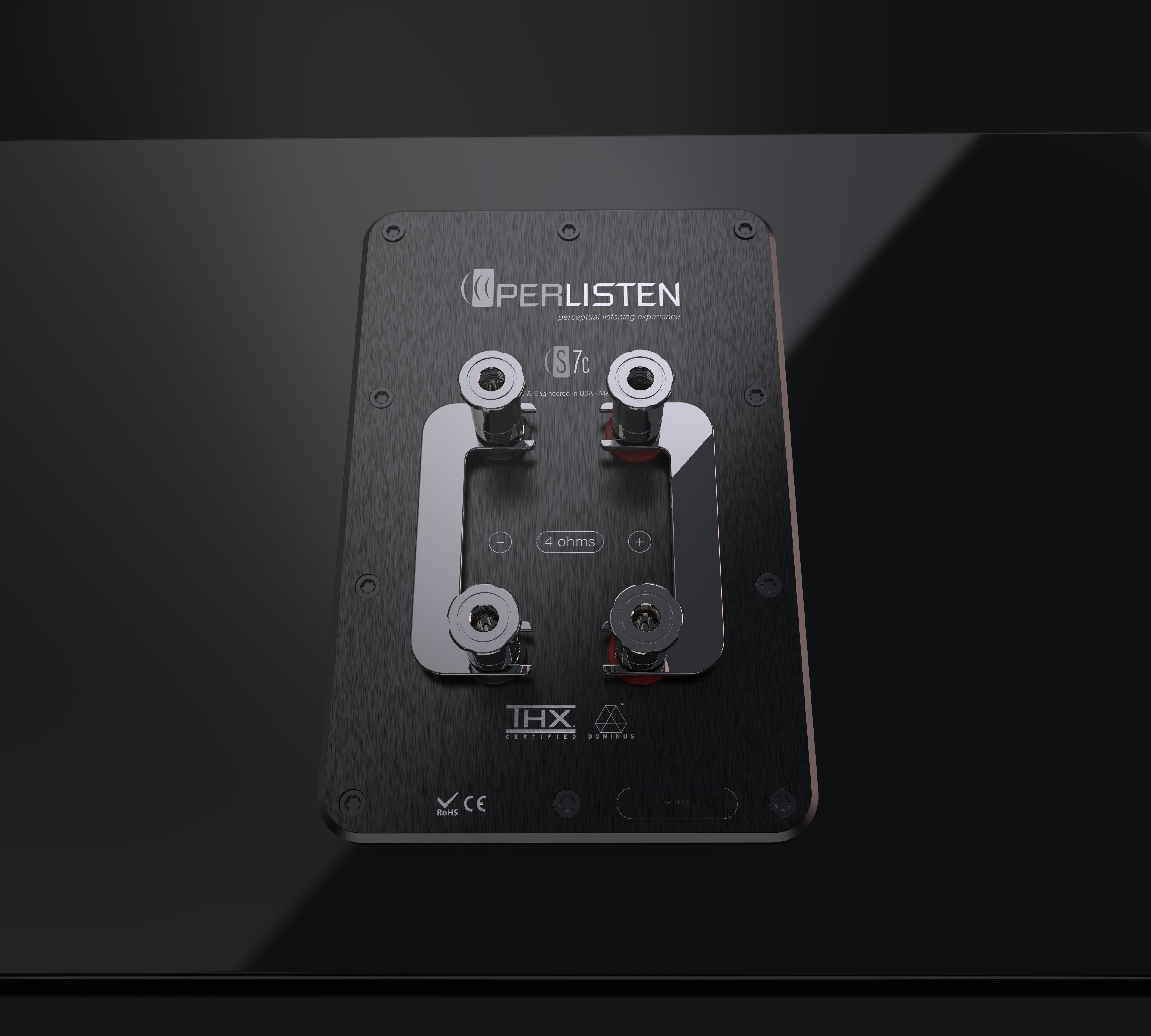 Perlisten S7c Center Speaker THX Dominus Center-Lautsprecher (kein, 600 W, Frequenzgang (10 dB): 38 - 37 kHz)