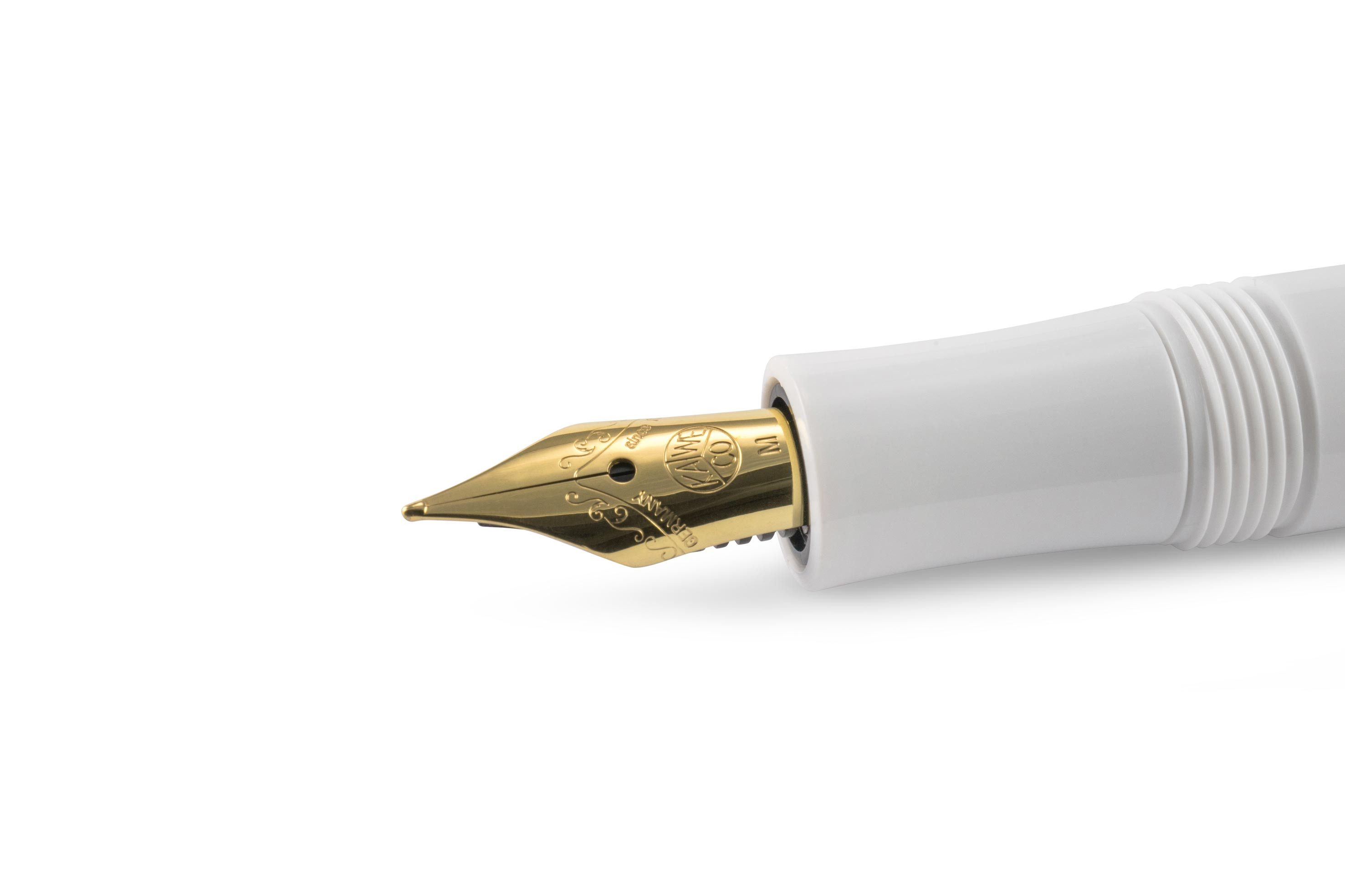 Kaweco Füllfederhalter Kaweco CLASSIC Sport Füllhalter Weiß, Fein vergoldet