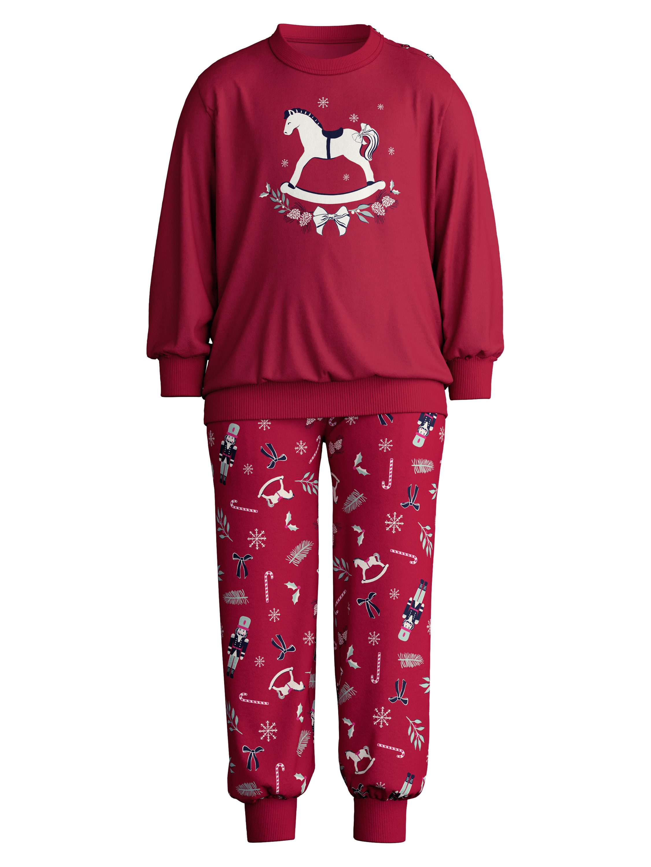 CALIDA Pyjama Family & Friends Kinder (2 tlg) aus hochwertiger Baumwolle, atmungsaktiv, einfache Pflege