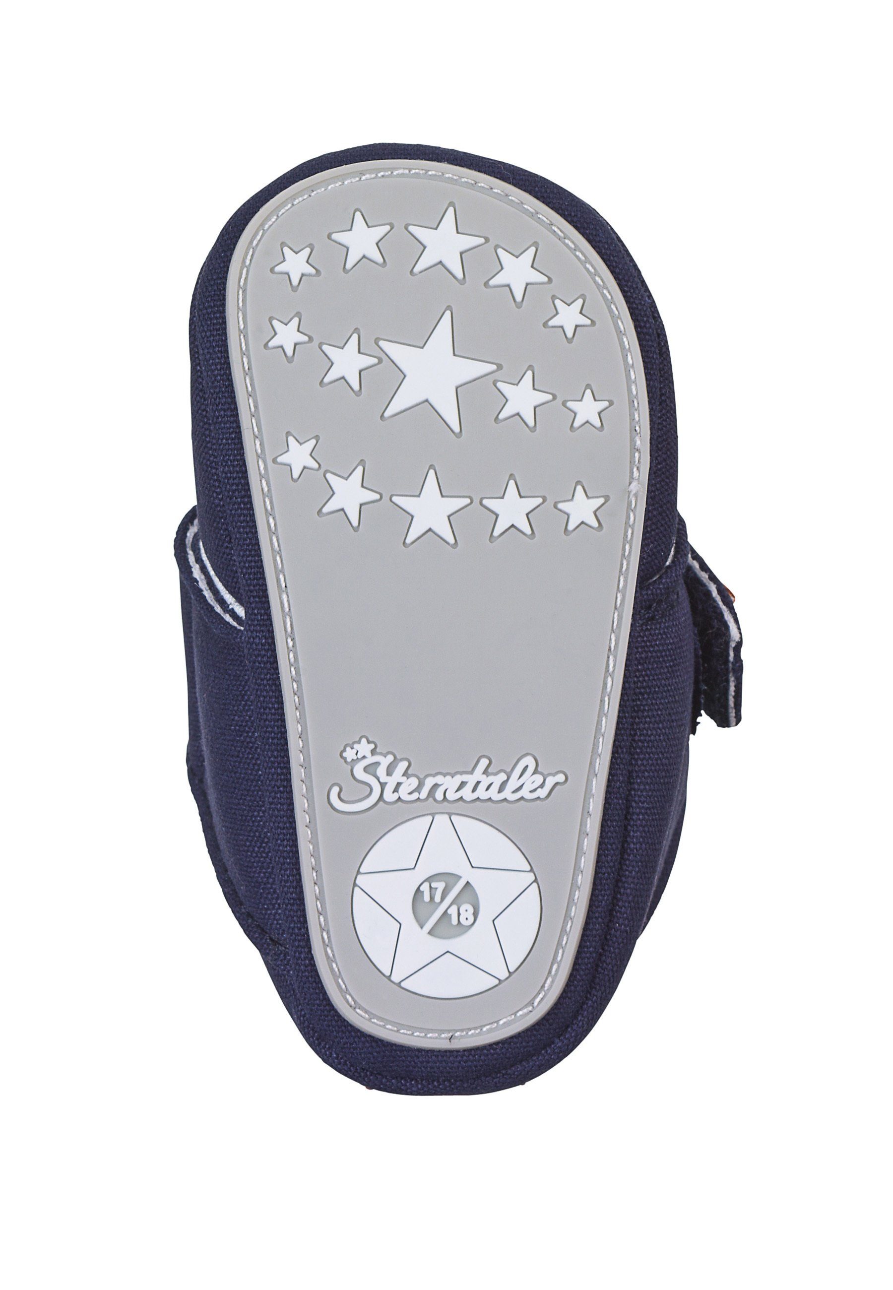 Sterntaler® Krabelschuhe uni Krabbelschuh Krabbelschuhe Baby mit Klettverschluss und Anti-Rutsch-Sohle – Bild 4 von 5