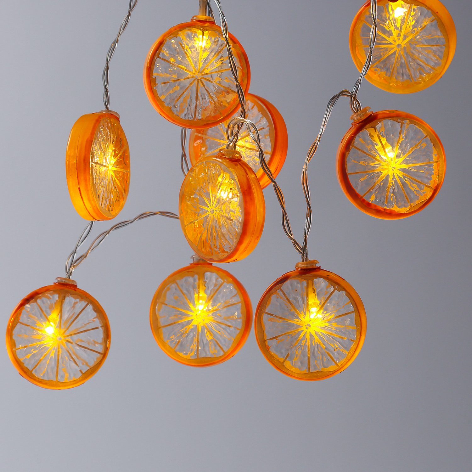 MARELIDA LEDLichterkette »LED Lichterkette Orange 10 Orangenscheiben