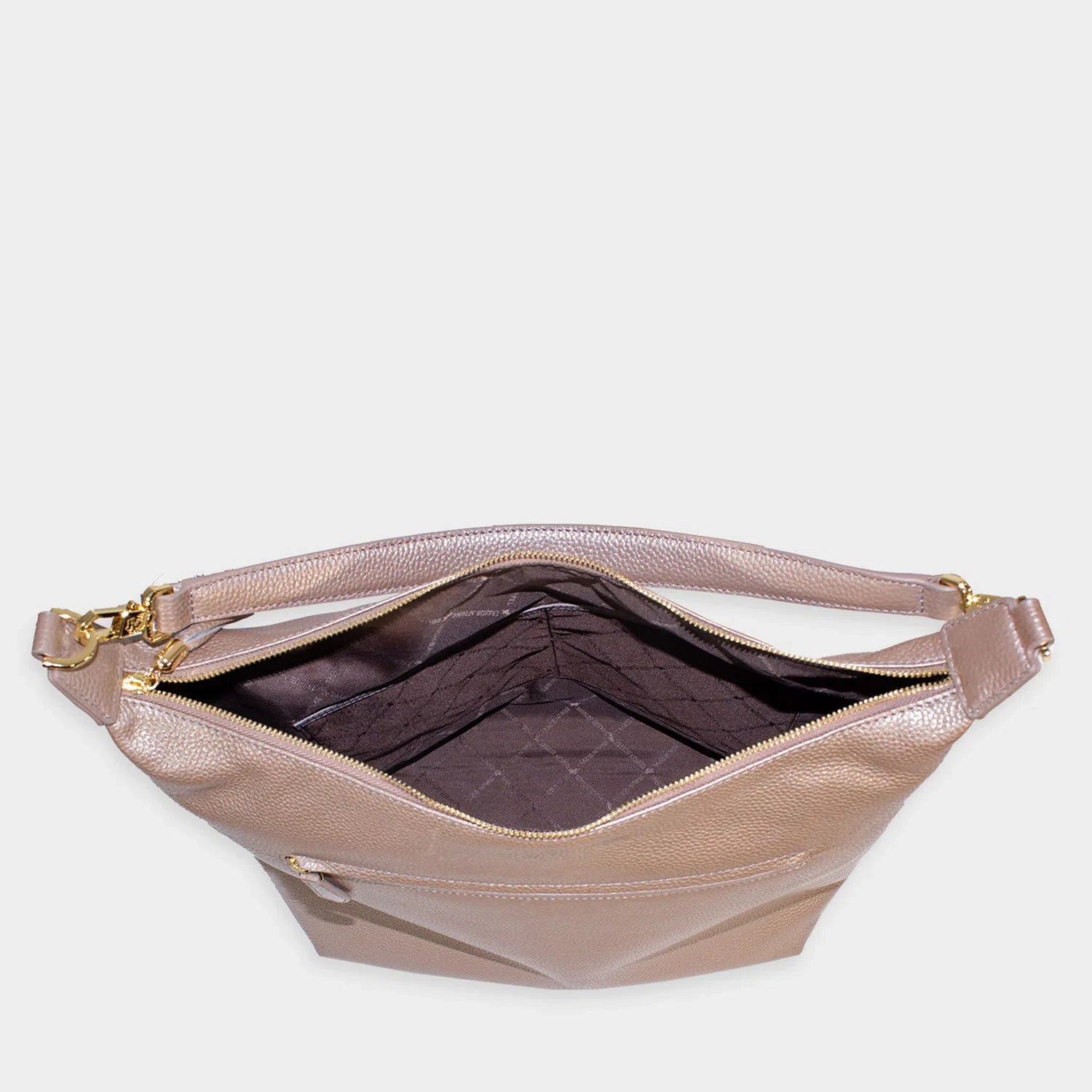 Braun Büffel Handtasche ALESSIA Hobo Bag mud