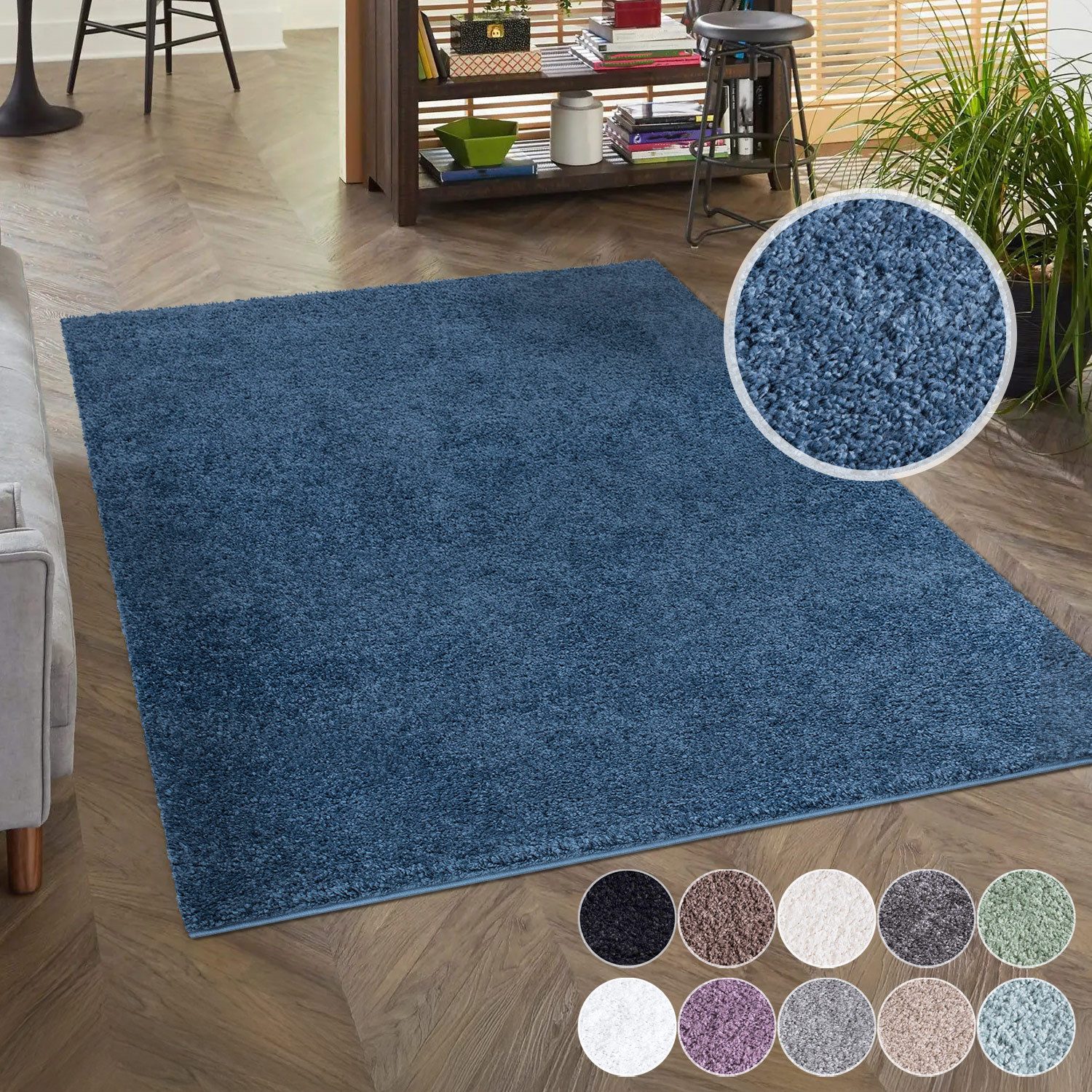 Carpet City Hochflor-Teppich »City Shaggy«, rechteckig, 30 mm Höhe, Auch al günstig online kaufen