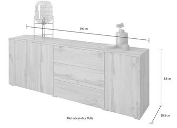 INOSIGN Sideboard Paris, Breite 190 cm