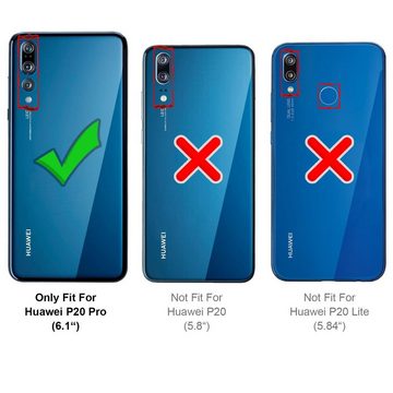 CoolGadget Handyhülle Outdoor Case Hybrid Cover für Huawei P20 Pro 6,1 Zoll, Schutzhülle extrem robust Handy Case für Huawei P20 Pro Hülle