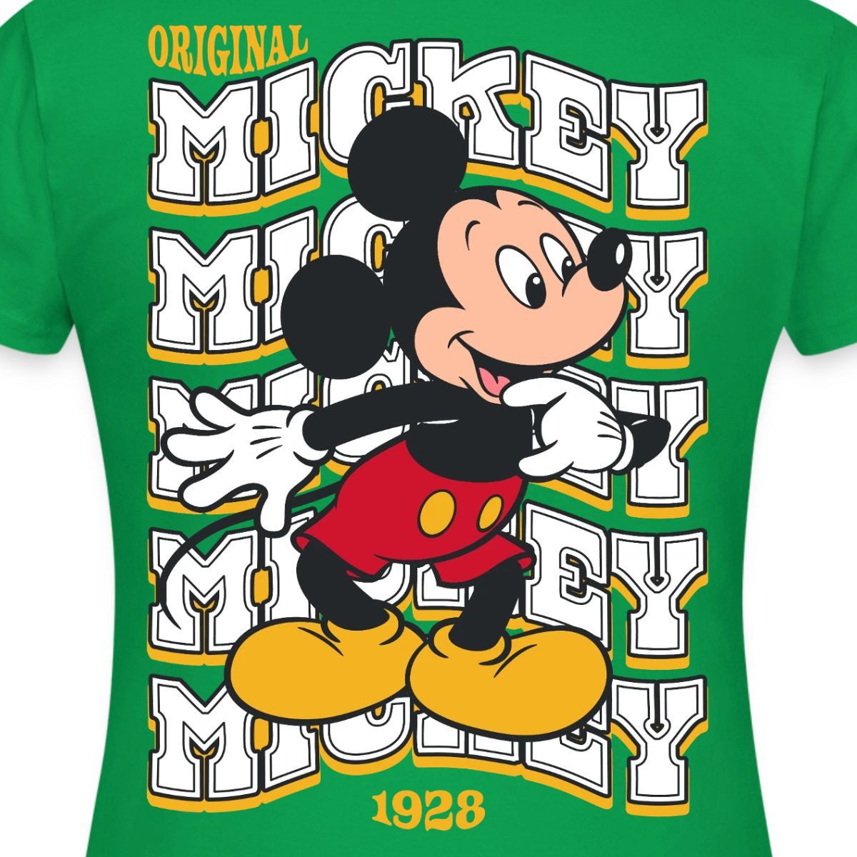 Spreadshirt T-Shirt Mickey & Minnie Mickey Mouse Original 1928 Frauen T-Shirt (1-tlg) Slim Fit, fällt klein aus