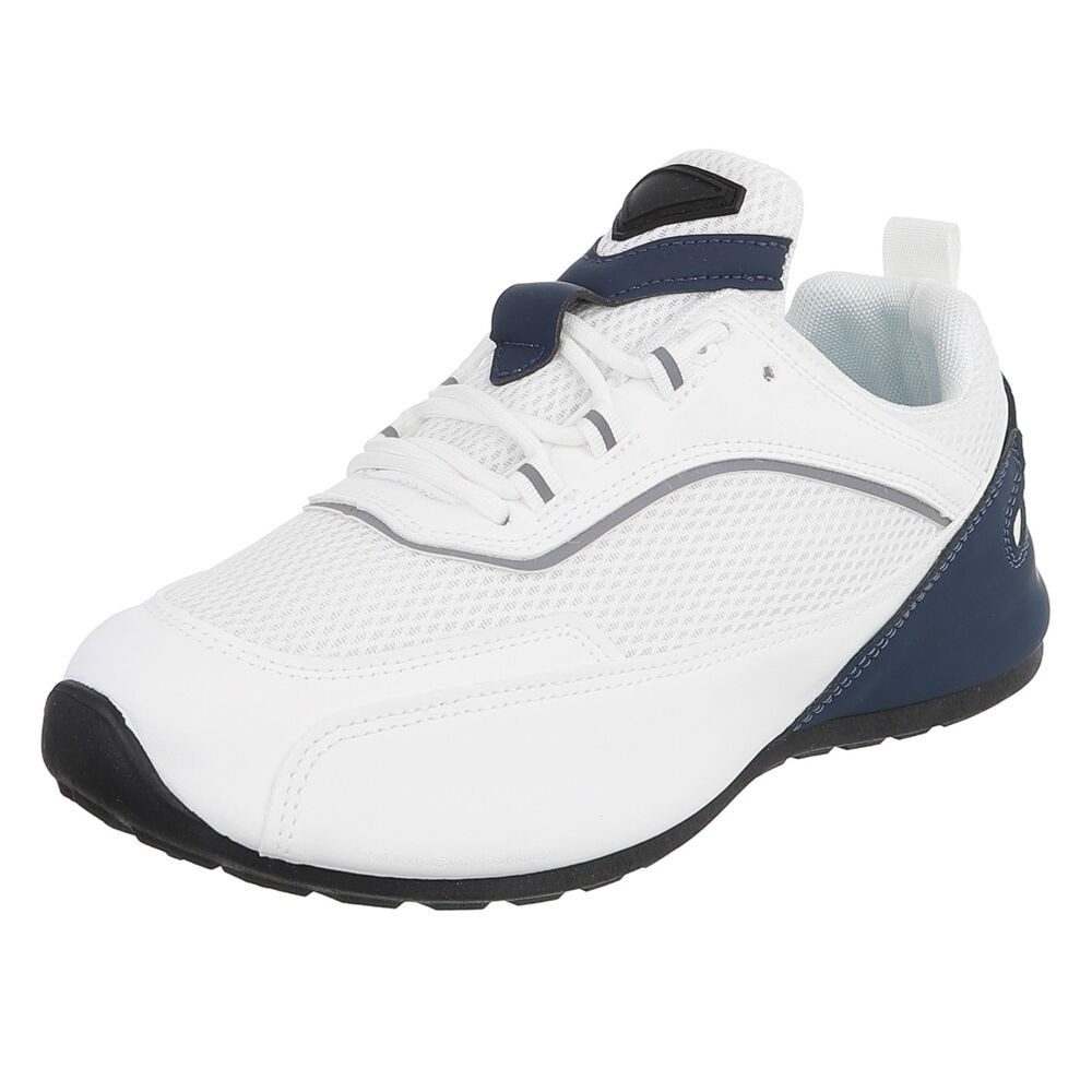 Coolwalk Herren Sneaker Mesh mit Schnürung für Alltag Sneaker (91563848) Flach Sneakers in Weiß