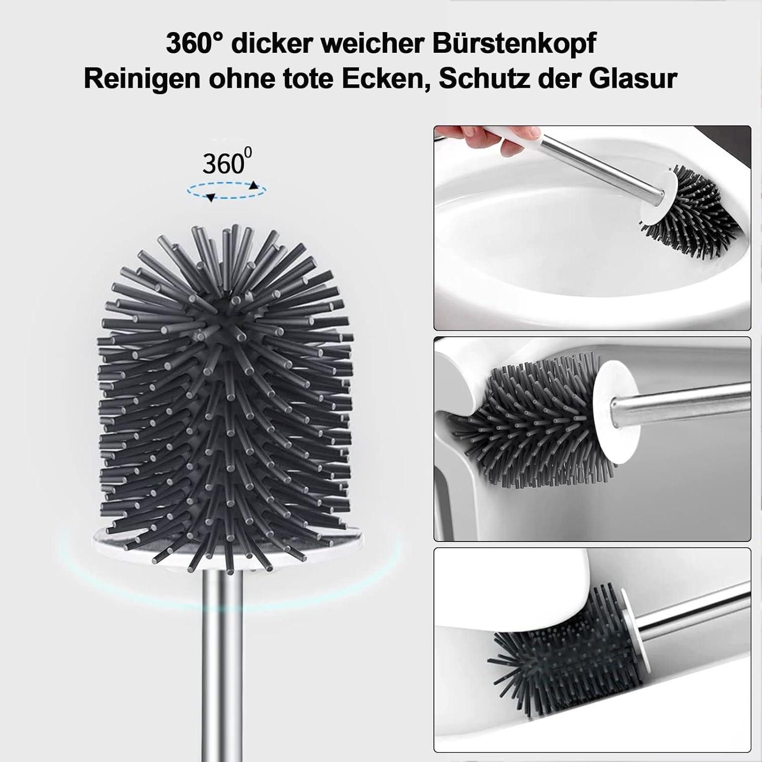LuxusKollektion Kochbesteckhalter Silikon Toilettenbürste mit Versteckter günstig online kaufen