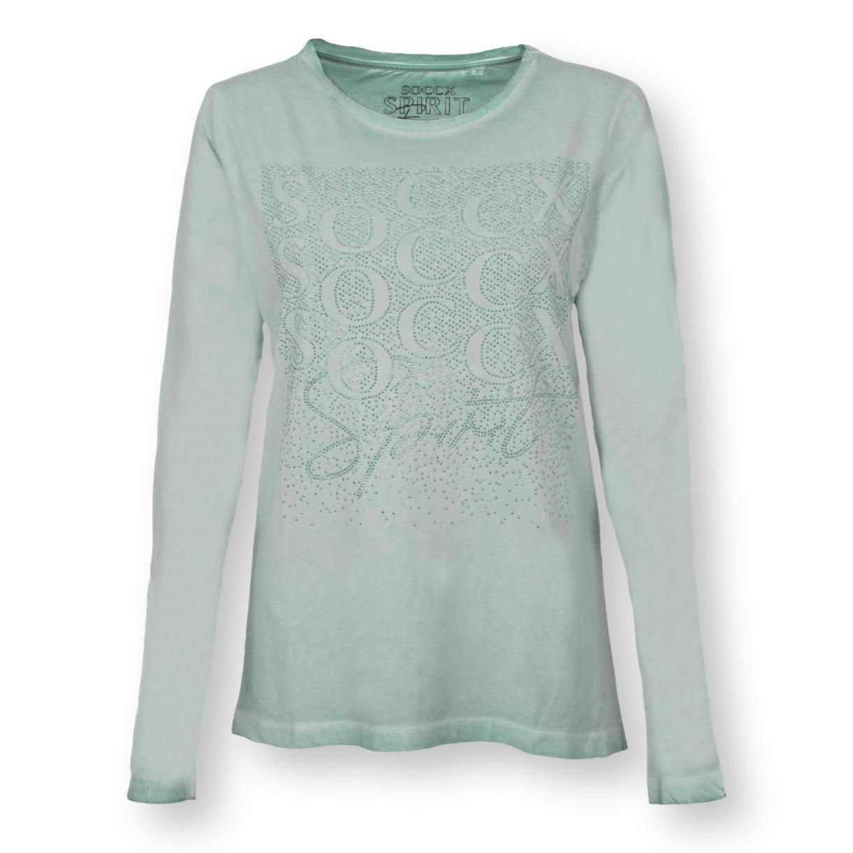 SOCCX Langarmshirt Logo T-Shirt Longsleeve Frozen günstig online kaufen