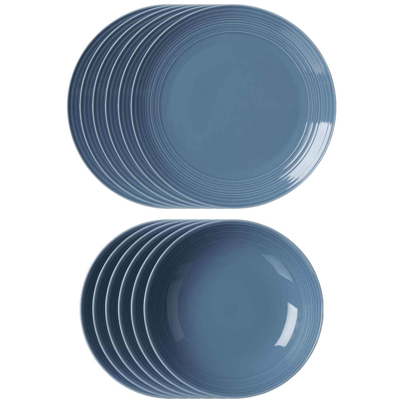 Ritzenhoff & Breker Tafelservice Levi Tafelservice 12er Set (12-tlg), 6 Personen, Porzellan