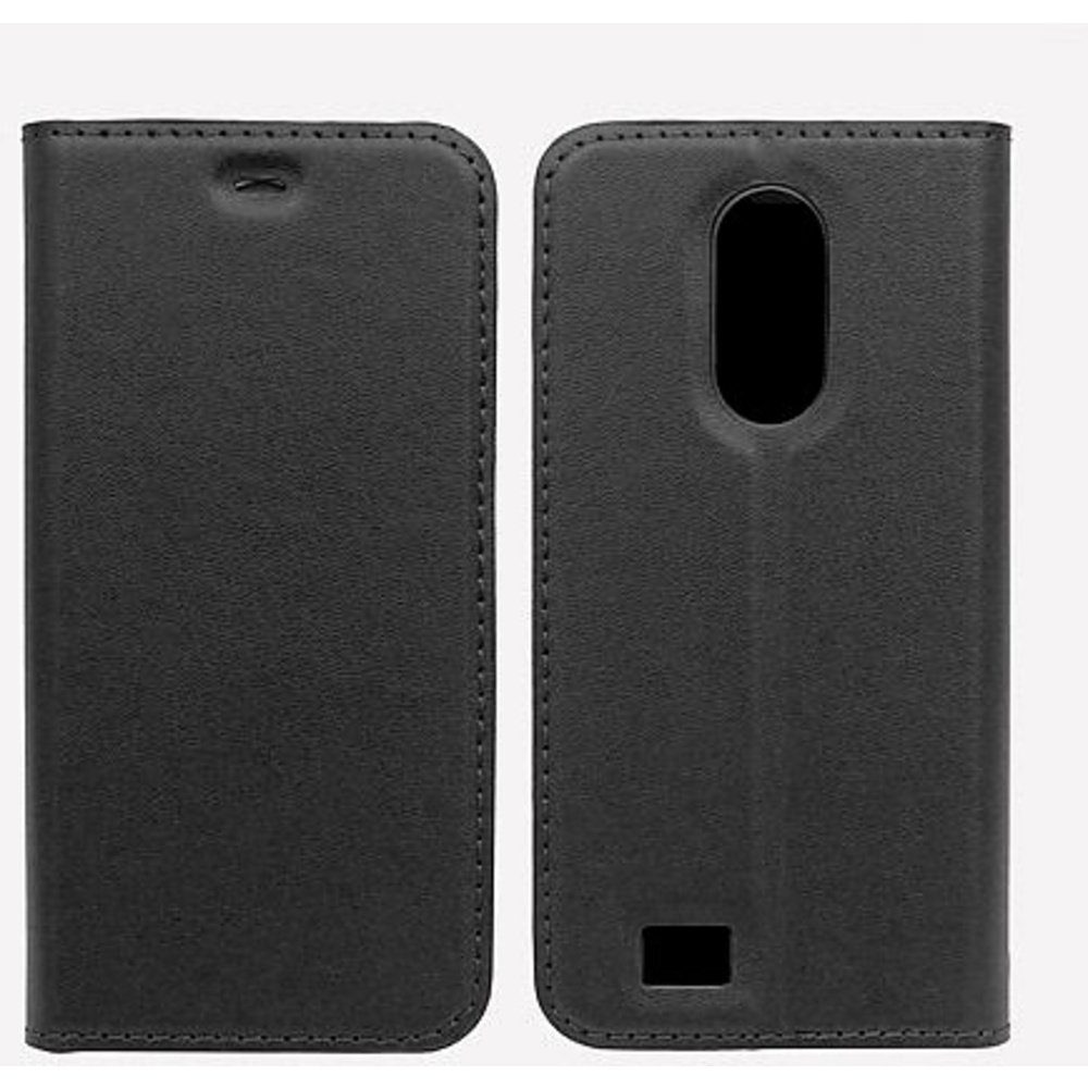 Emporia Handyhülle Emporia Book Cover Leder Case Emporia SMART.5 Schwarz Handy Flip Case