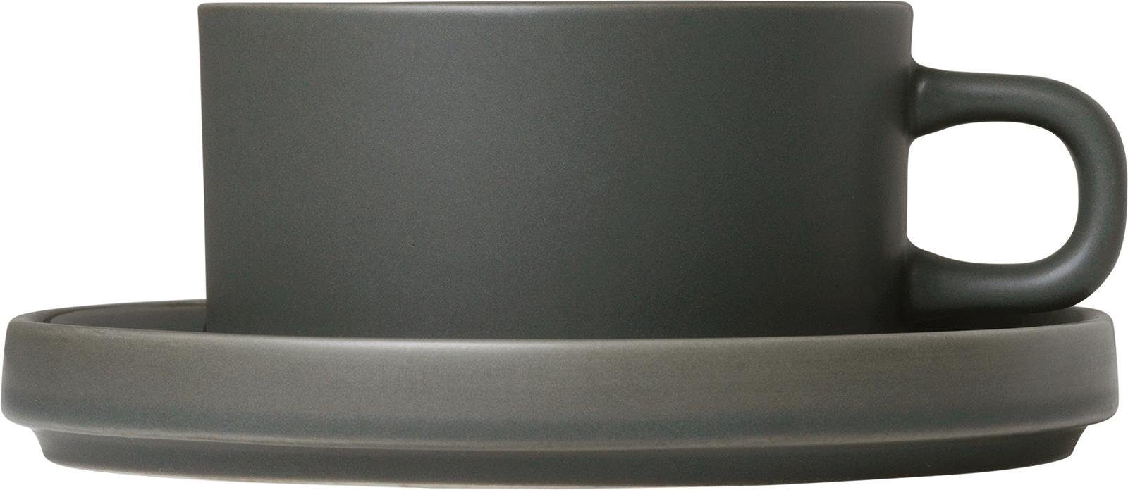 blomus Tasse PILAR, 4-tlg., Keramik, für Tee, 4-teilig