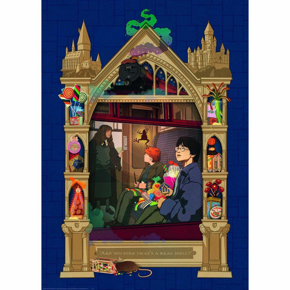Ravensburger Puzzle Harry Potter Puzzleteile auf dem nach 1000 Weg Hogwarts