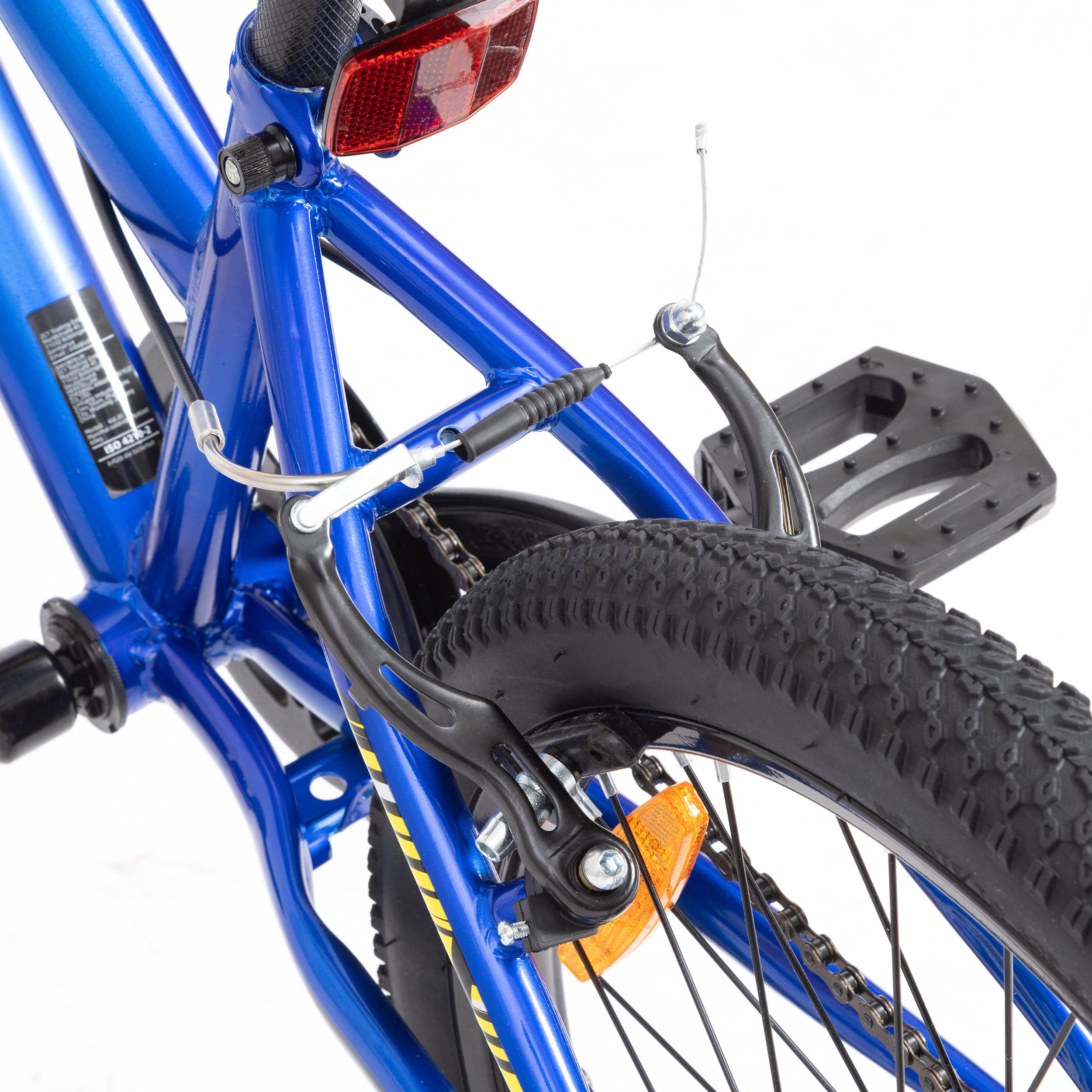 Vankel Kinderfahrrad 20 Zoll kinderfahrräder mountainbike für mädchen jungen, 6 Gang, Kettenschaltung, 20 Zoll MTB für 6-10 Jahre, Kinderrad mit V-Brake