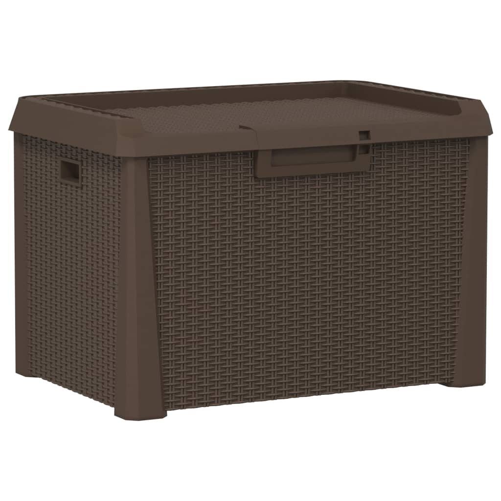 vidaXL Gartenbox Gartentruhe Braun 125 L günstig online kaufen