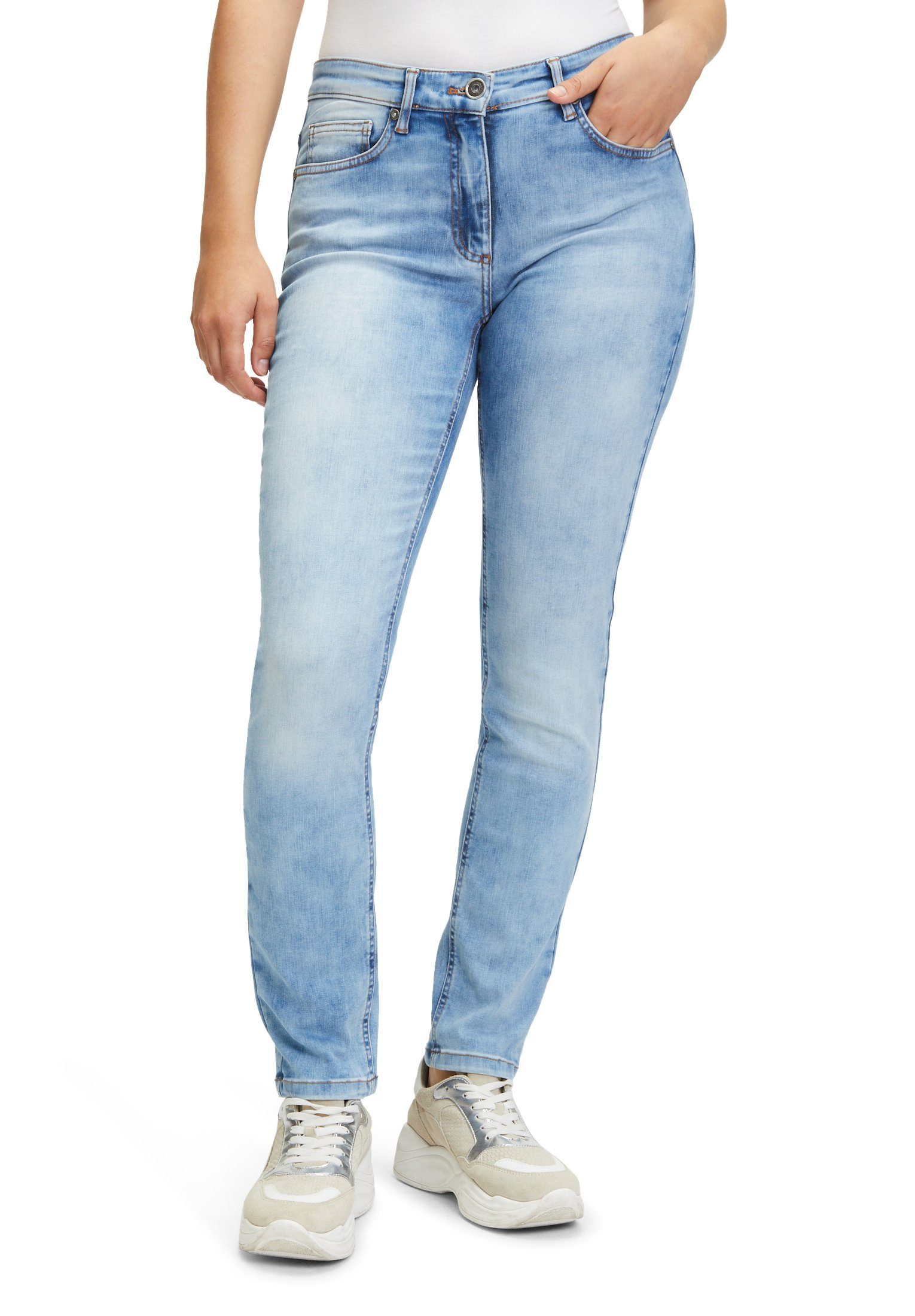 Betty Barclay 7/8-Jeans mit Waschung Blue Bleached Denim
