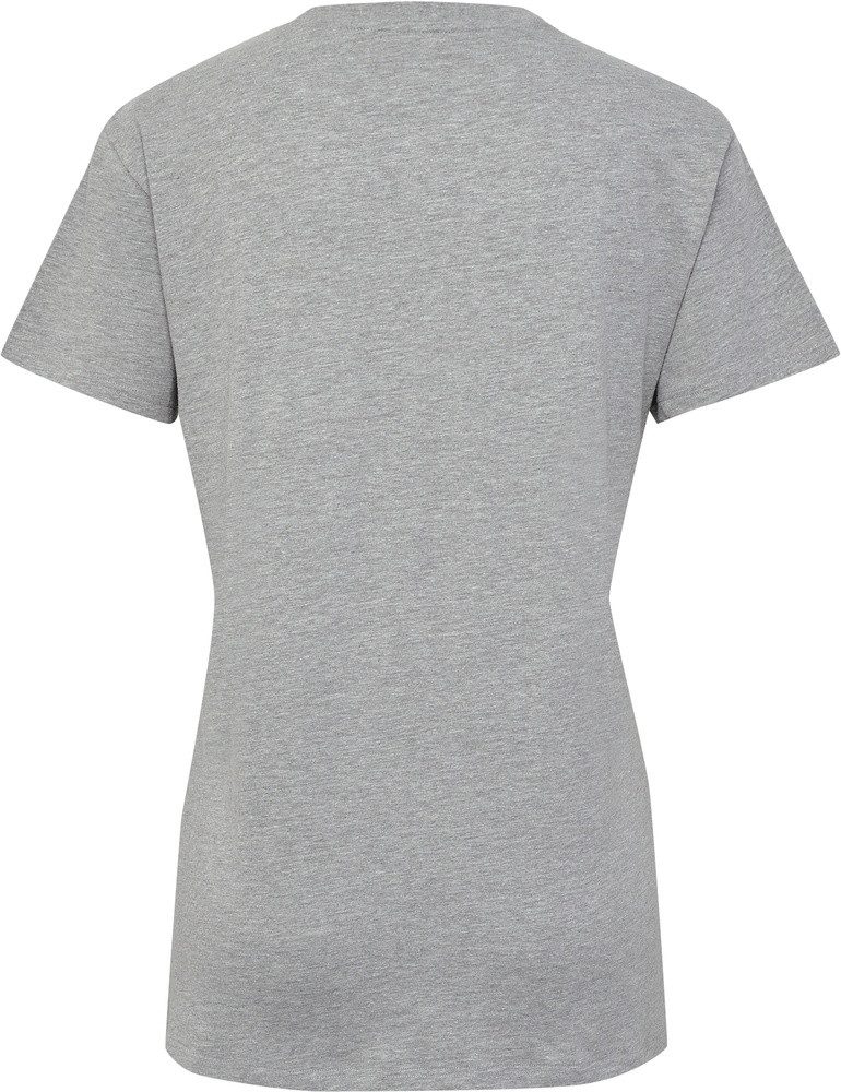 hummel T-Shirt Rundhalsausschnitt gesticktes Logo Regular günstig online kaufen