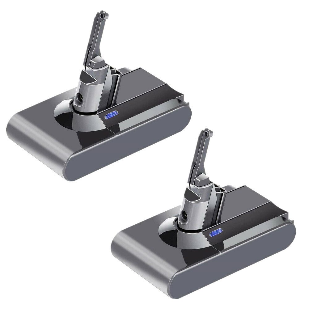 Trade-Shop 2x Akku passend für Dyson 969042-01 96904201 969106-01 96910601 Akku Li-Ion 4000 mAh (21,6 V)