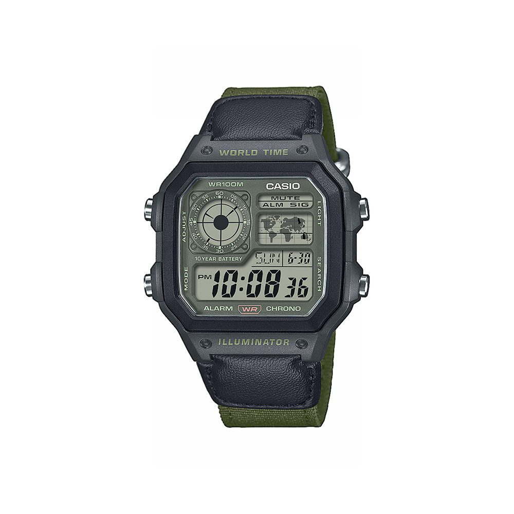 CASIO Digitaluhr Casio AE-1200WHUB-3AVEF AE-1200WHUB-3AVEF, Casio günstig online kaufen
