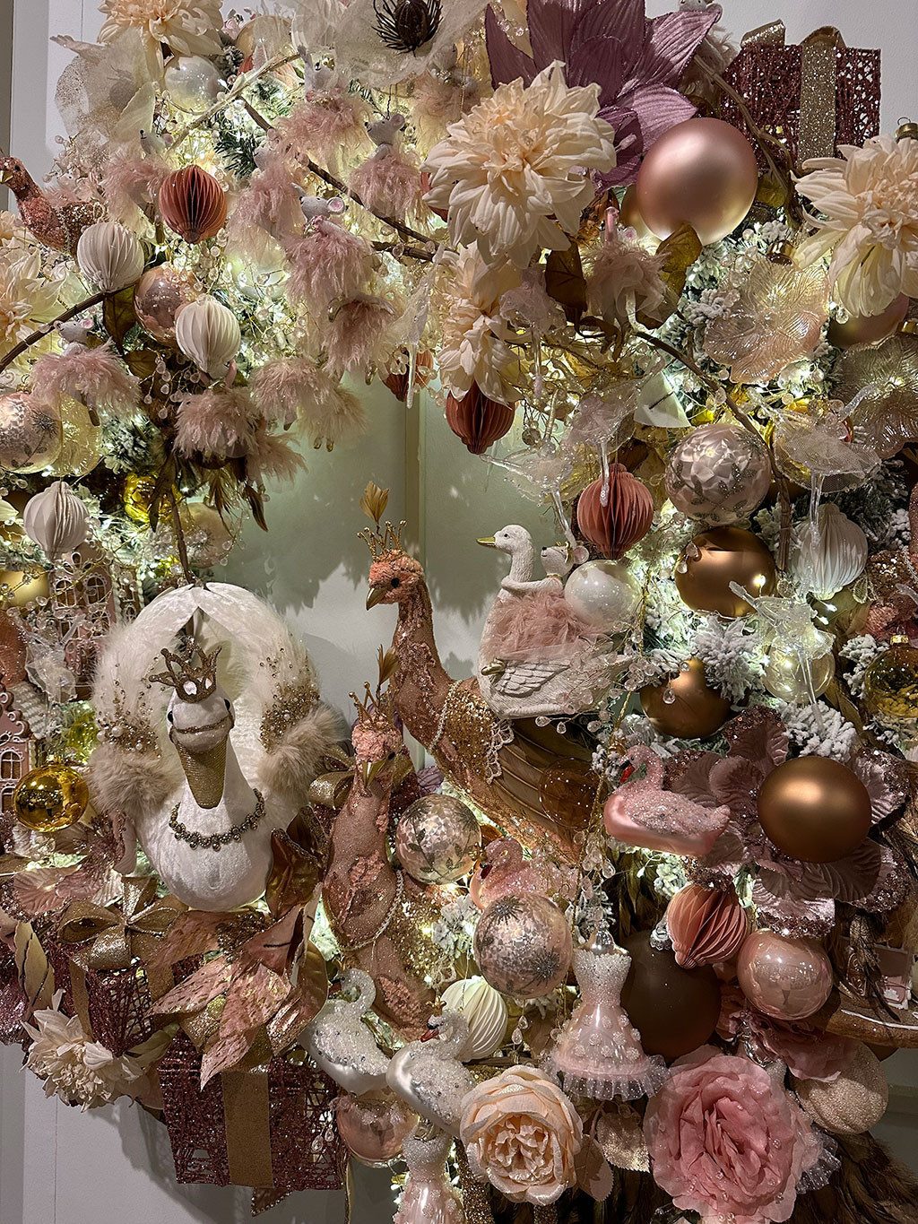 Kaemingk Weihnachtsbaumkugel, Weihnachtskugeln Glas 8cm 16 Stück - Rosa