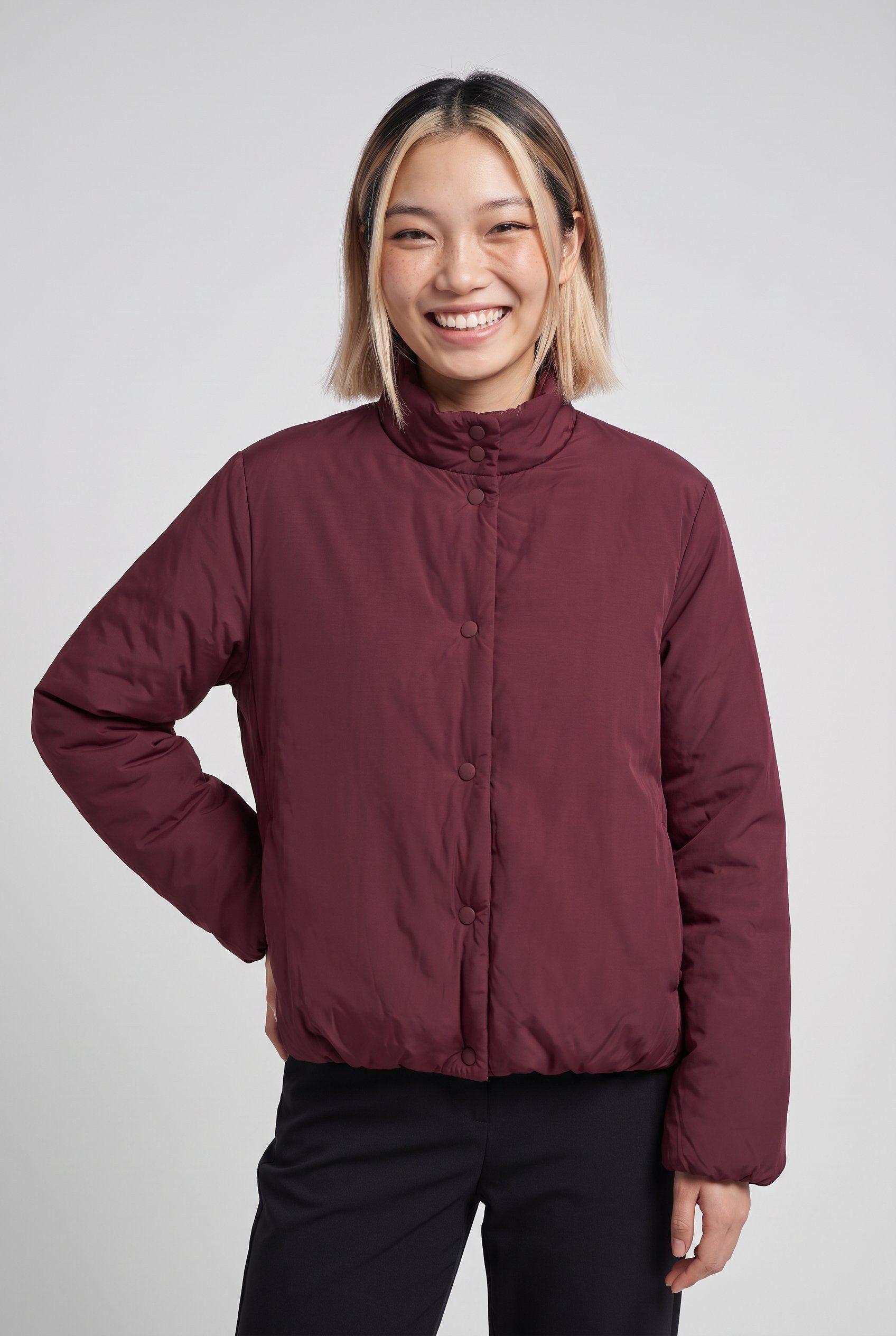 Vero Moda Kurzjacke VMROSIA SHORT JACKET BOO Kunstfaser – Bild 2 von 5