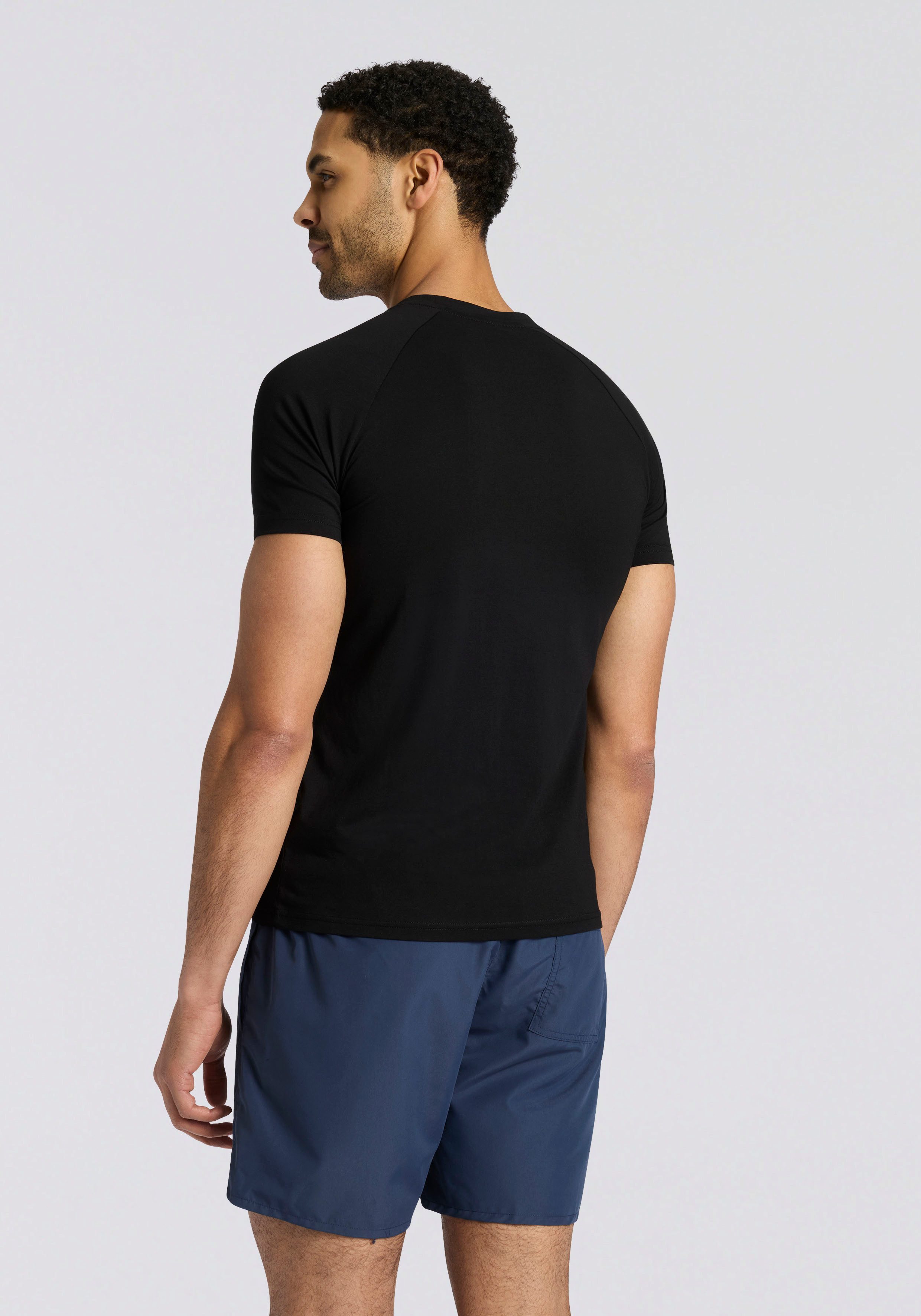 BOSS T-Shirt T-Shirt RN Slim Fit mit UV Schutz (SPF 50) günstig online kaufen