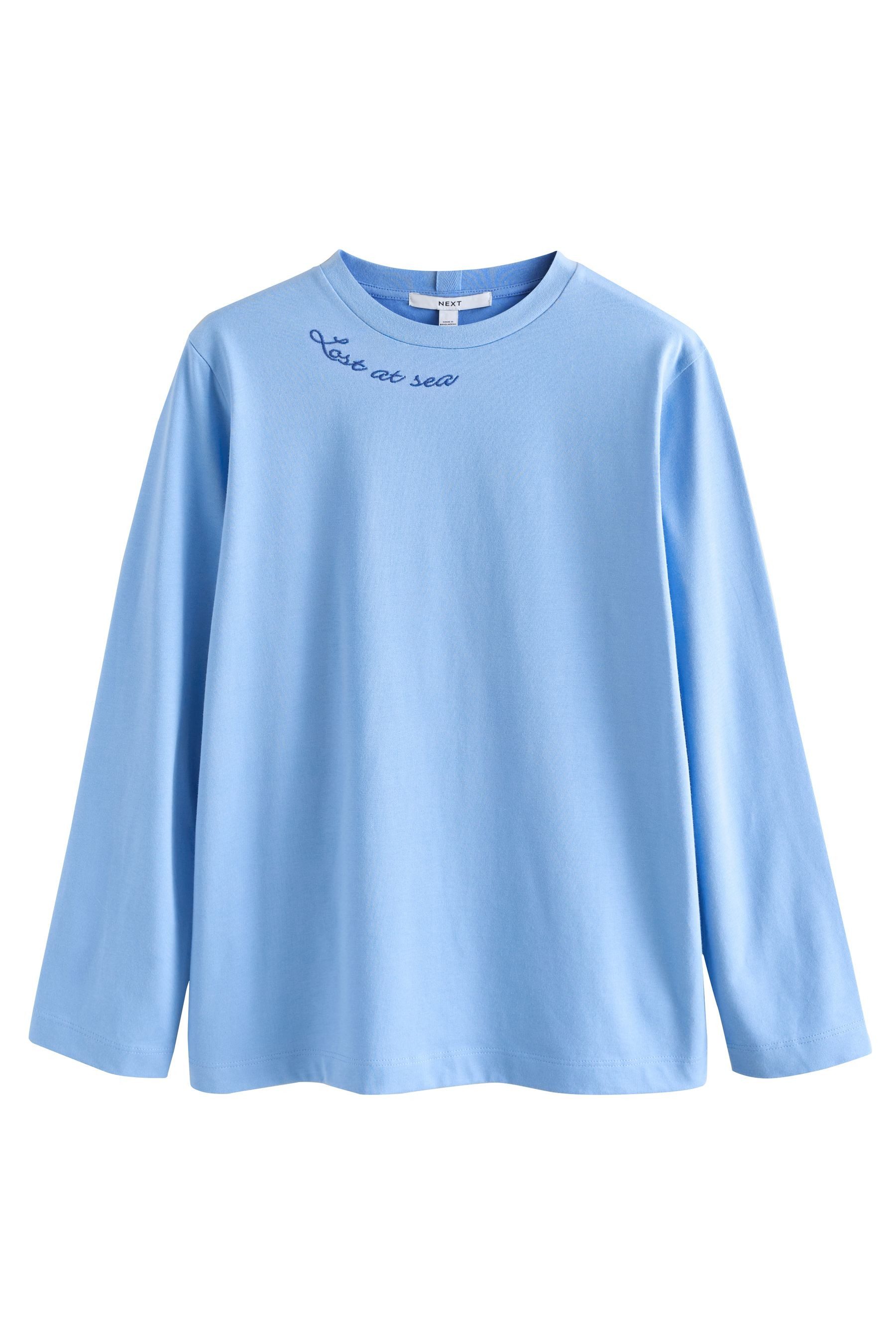 Next Langarmshirt Langarmshirt aus schwerem Stoff, Le Marais (1-tlg) günstig online kaufen