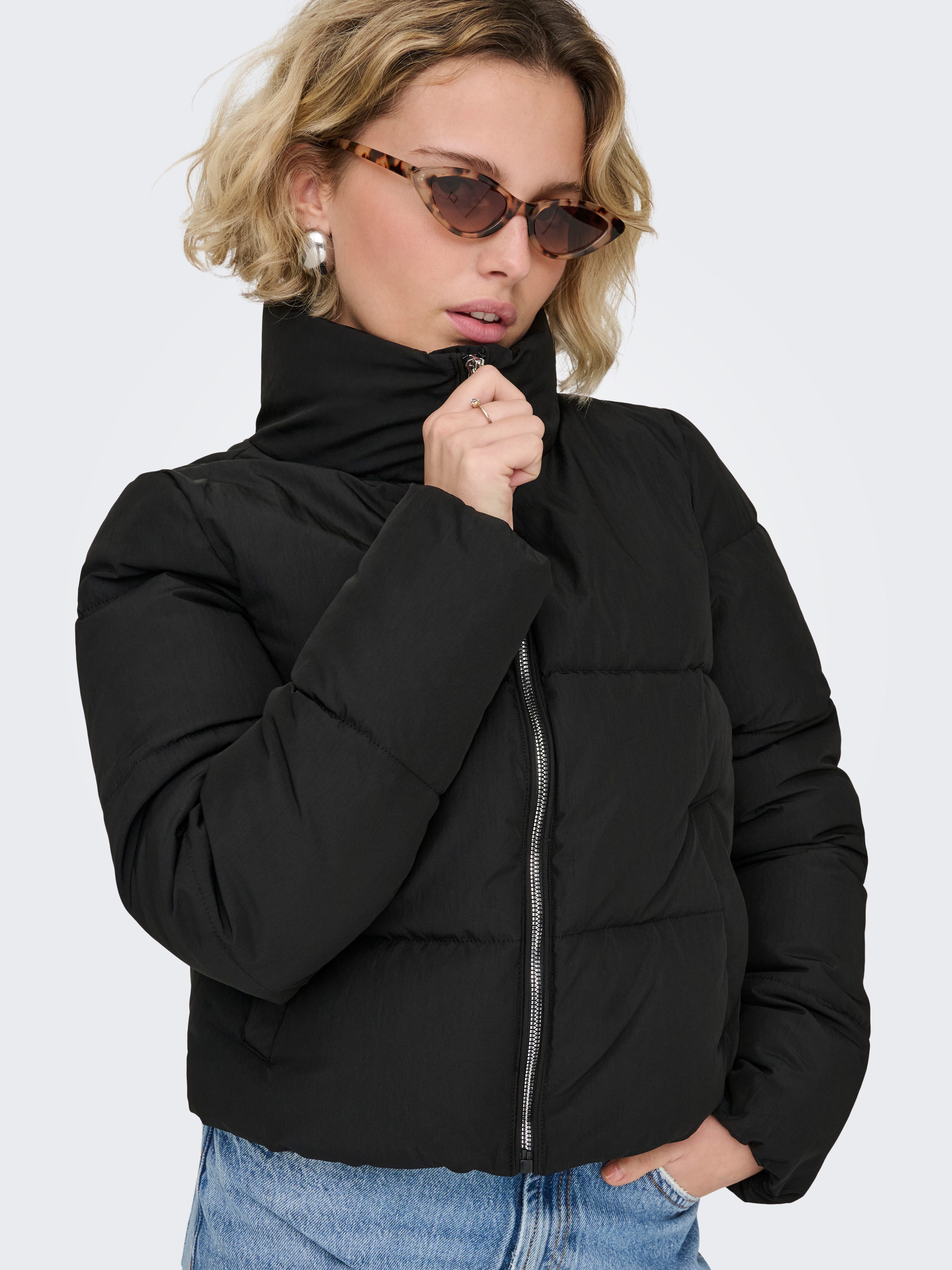 ONLY Steppjacke ONLCAMILLA V-NECK L/S PULLOVER KNT NOOS