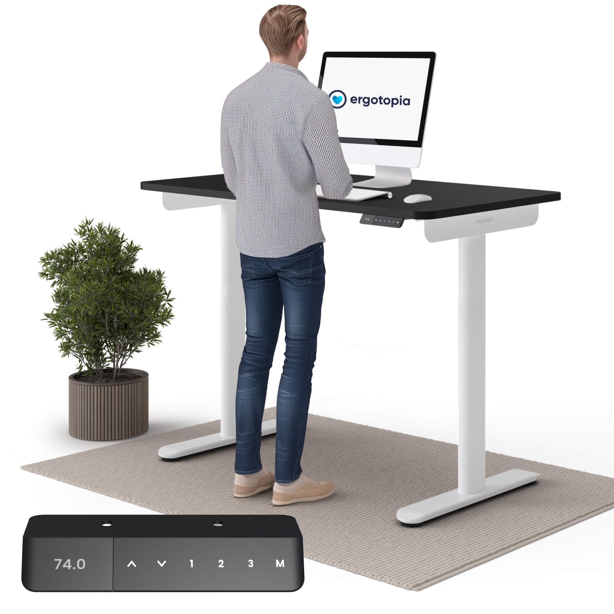 Ergotopia Schreibtisch Desktopia One (elektrisch höhenverstellbarer günstig online kaufen
