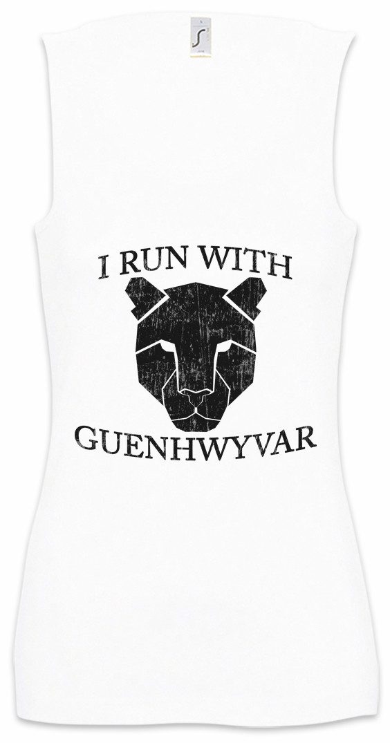 Tanktop I Run With Guenhwyvar Ärmelloses Damen T-Shirt The Legend Drow Drizzt