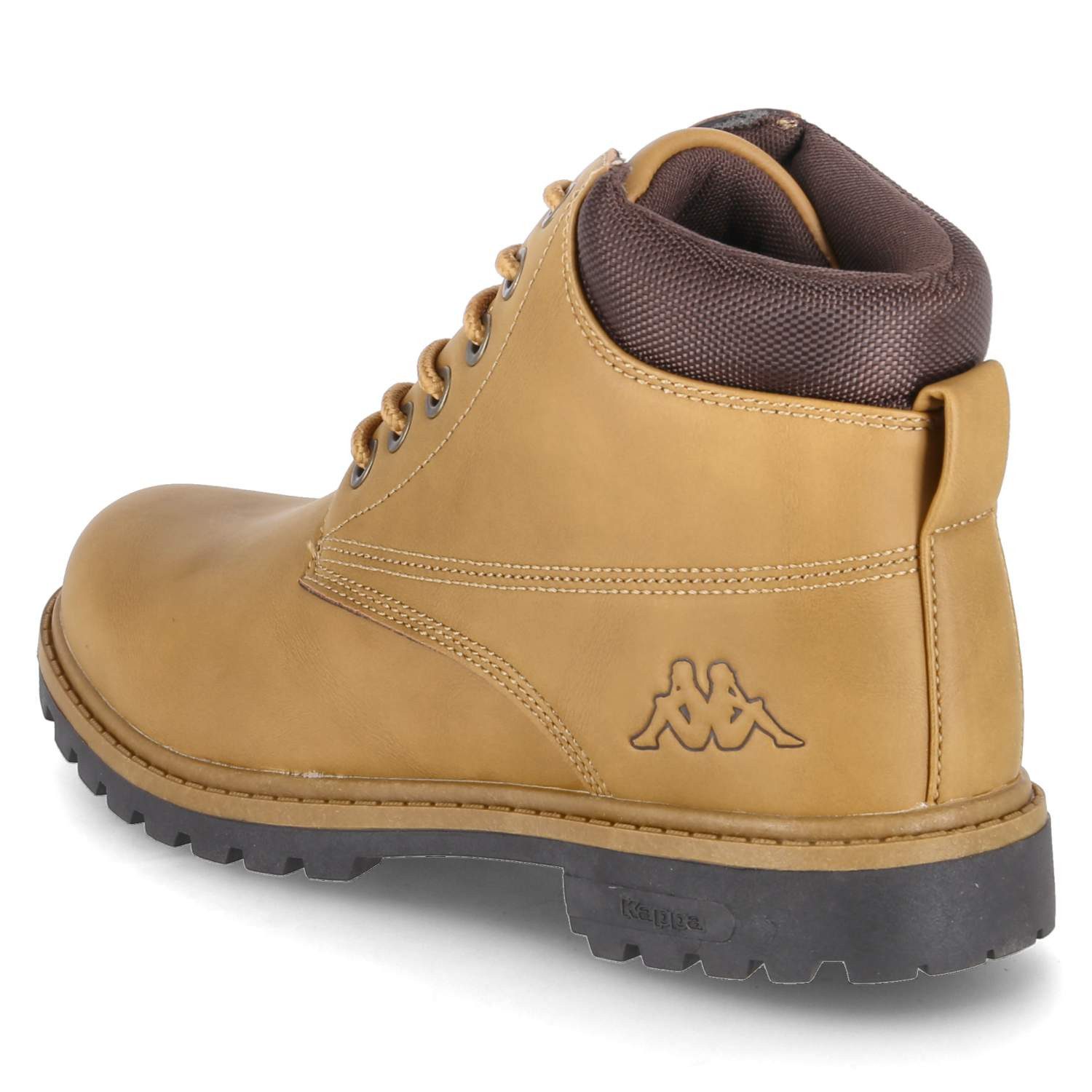 Kappa Kappa 303UY90-937 SP Herren Kunstleder gelb Schnürstiefel