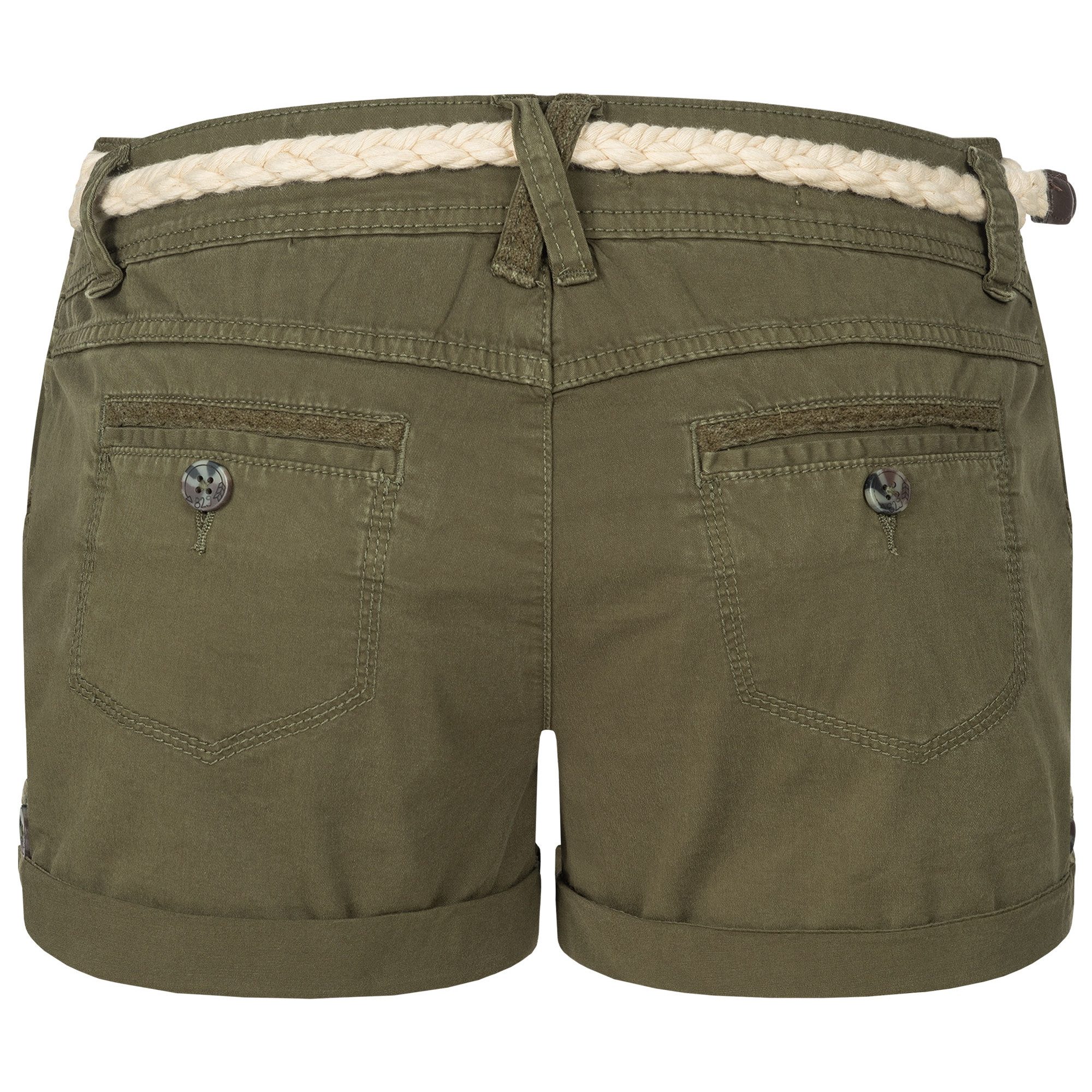 SUBLEVEL Shorts Damen Bermudas kurze Hose Baumwolle Hotpants Chino Sommer H günstig online kaufen