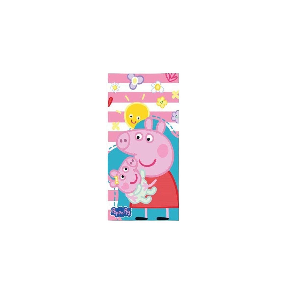 Peppa Pig Badetücher Peppa Wutz Little Love Strandtuch 70x140, 100% Polyester (1-St)