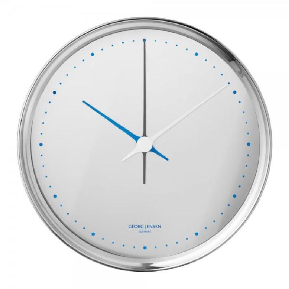 Georg Jensen Uhr Wanduhr Henning Koppel Silber (22cm)