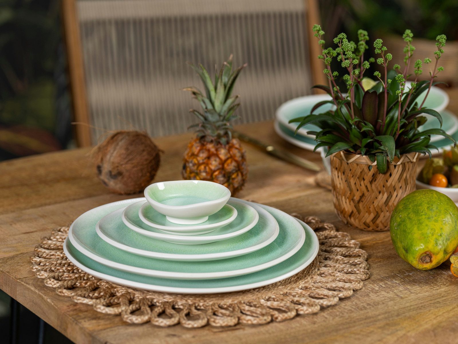 Rosenthal Frühstücksteller Junto Jungle Teller flach 22 cm
