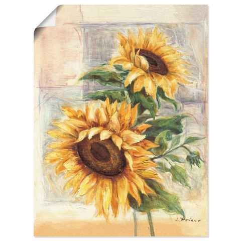 Artland Wandbild Sonnenblumen II, Blumen (1 St), als Alubild, Outdoorbild, Leinwandbild, Poster, Wandaufkleber