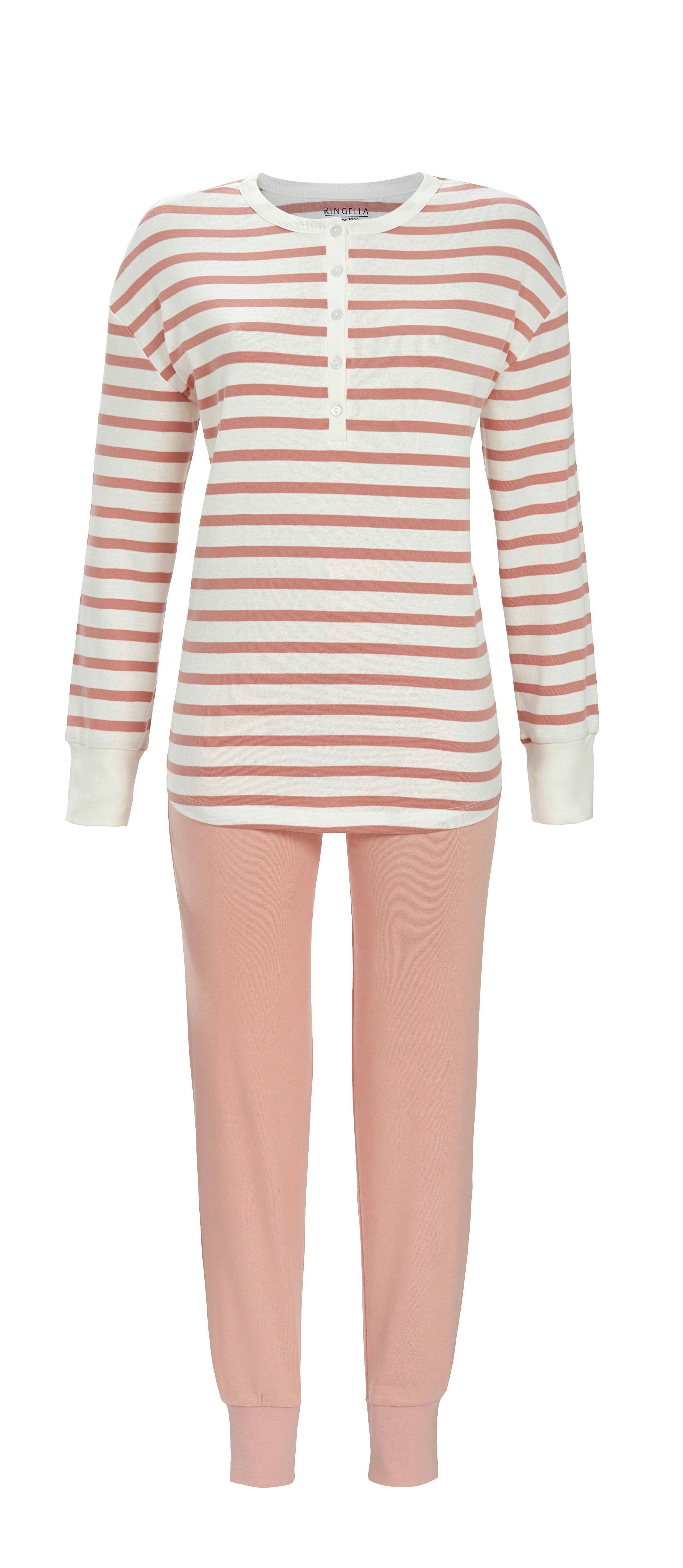 Ringella Pyjama mit Strickbündchen und Oberteil günstig online kaufen