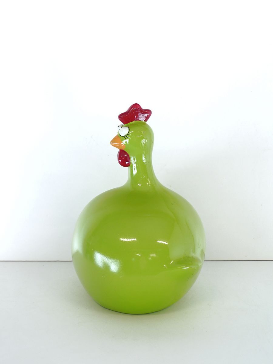 AFG Tierfigur Großes Huhn in grün für Haus & Garten (1 St)