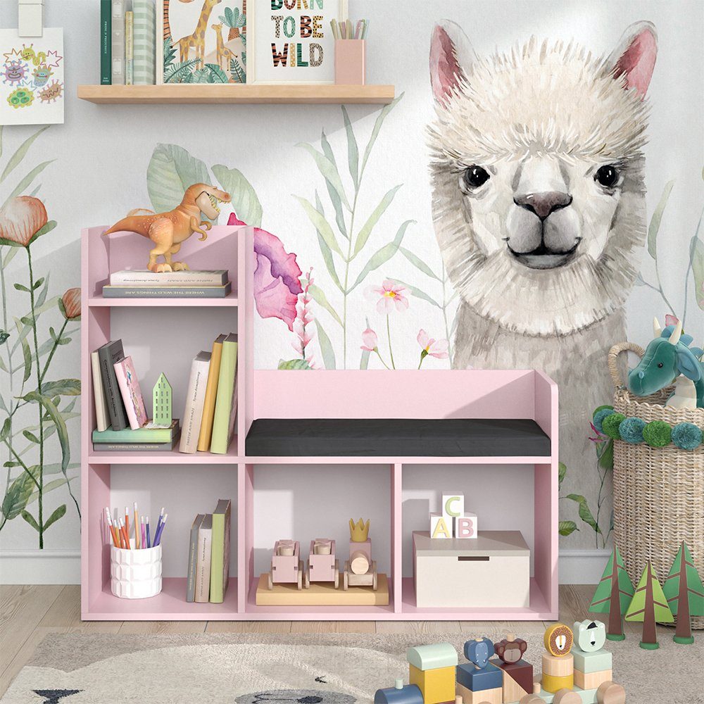 Vicco Sitzbank Luigi, Rosa, 107.2 x 88.6 cm ohne Faltboxen