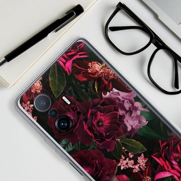 DeinDesign Handyhülle Rose Blumen Blume Dark Red and Pink Flowers, Xiaomi 11T Pro 5G Silikon Hülle Bumper Case Handy Schutzhülle