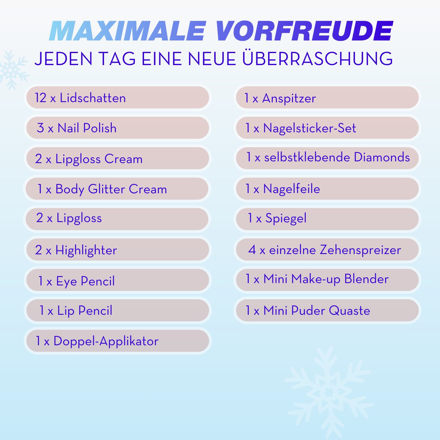 ZMILE COSMETICS Kosmetik-Adventskalender Beauty Adventskalender Scandic Wildlife – Bild 3 von 4