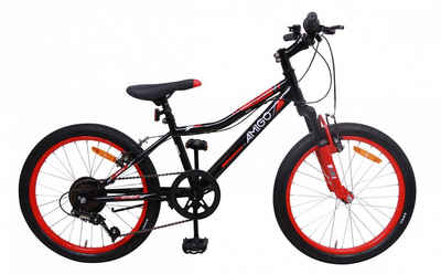 AMIGO Kinderfahrrad Mountainbike • 20 Zoll Jungen 6G Fahrrad • Felgenbremse • Alter 6 - 8 Jahre